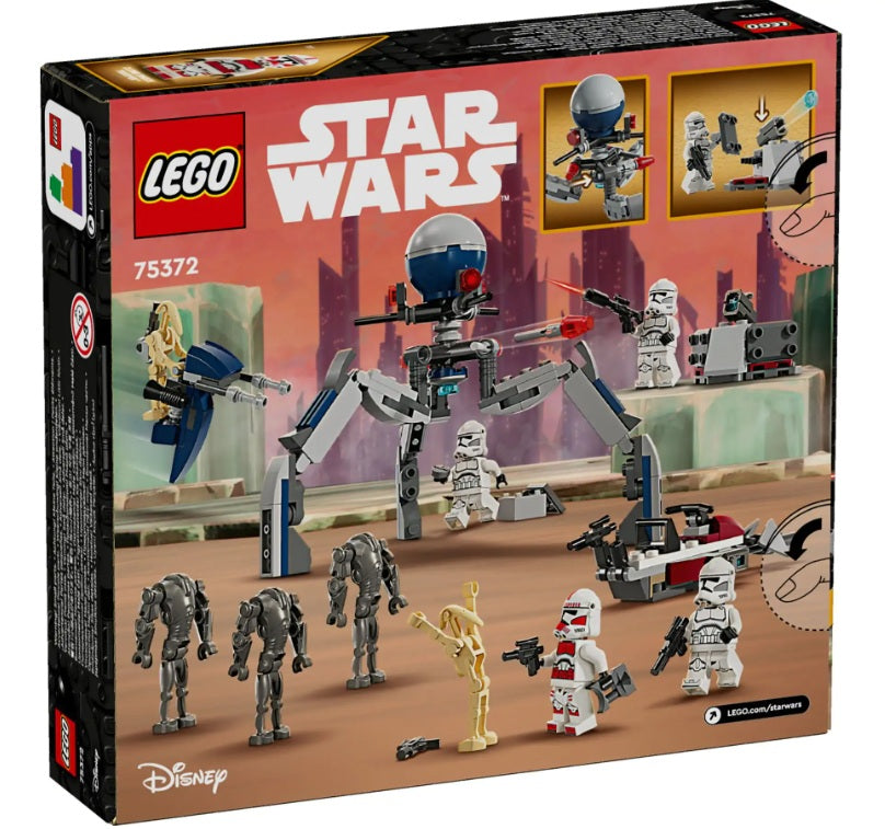 LEGO Star Wars 75372 Clone Trooper & Battle Droid Battle Pack