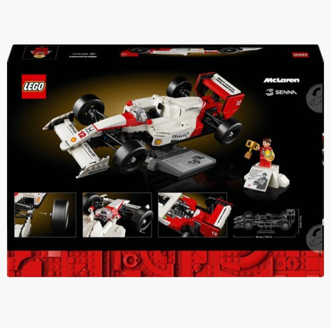 LEGO Icons 10330 McLaren MP4/4 en Ayrton Senna