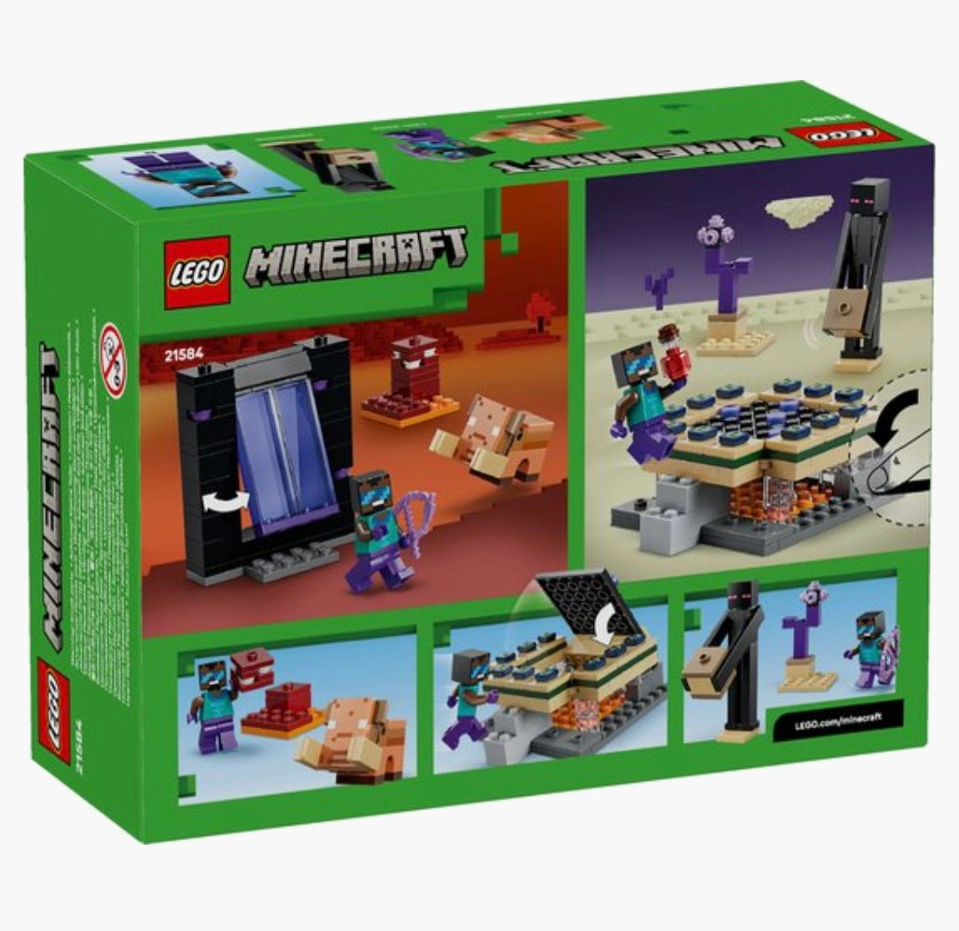 LEGO Minecraft 21584 Reis naar de Nether en het End-portaal