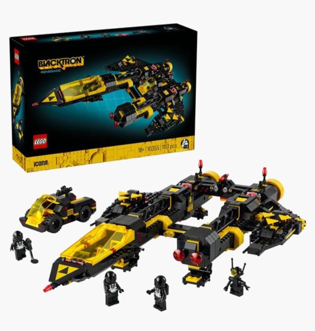 LEGO Icons 10355 Blacktron Renegade