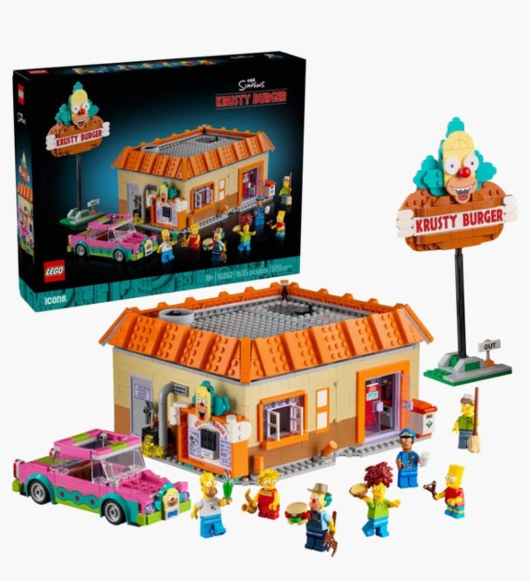 LEGO Icons 10352 The Simpsons: Krusty Burger