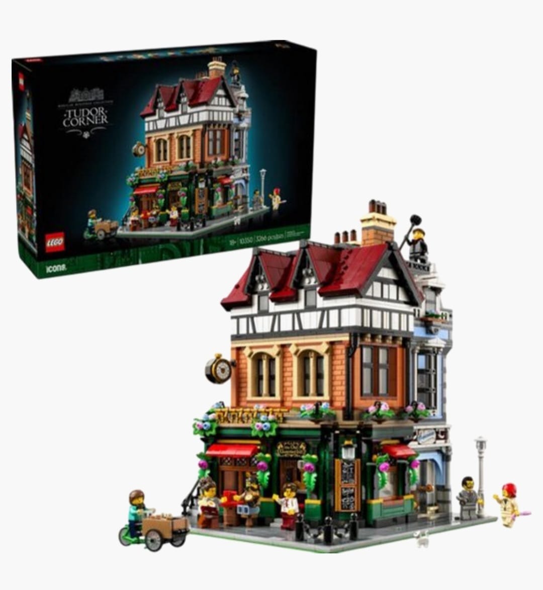 LEGO Icons 10350 Hoekpand in tudorstijl