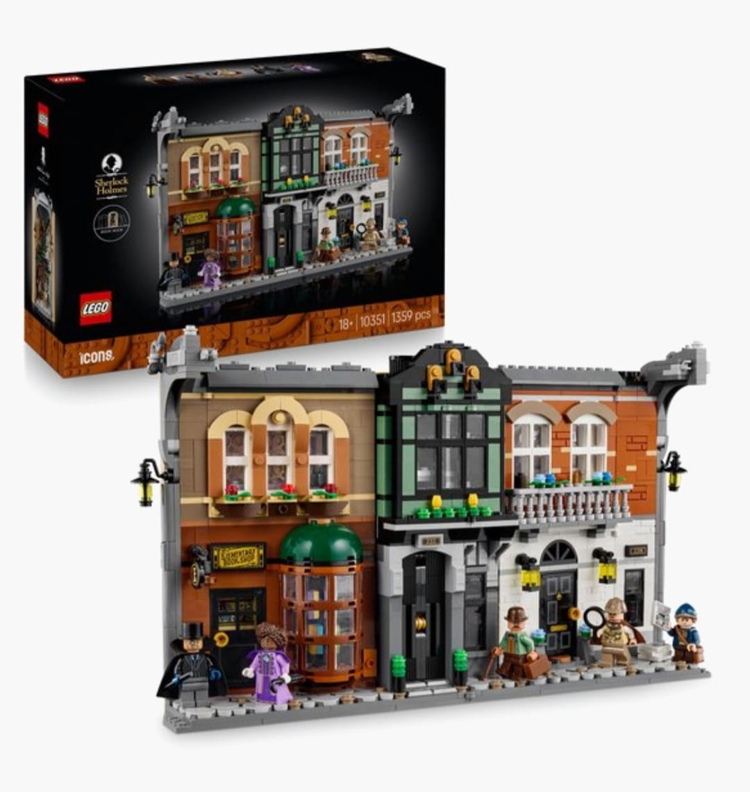 LEGO Icons 10351 Boekensteun: Sherlock Holmes