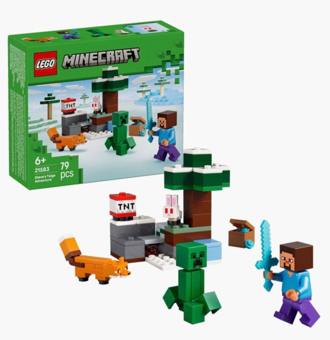 LEGO Minecraft 21583 Steve's Taiga Avontuur