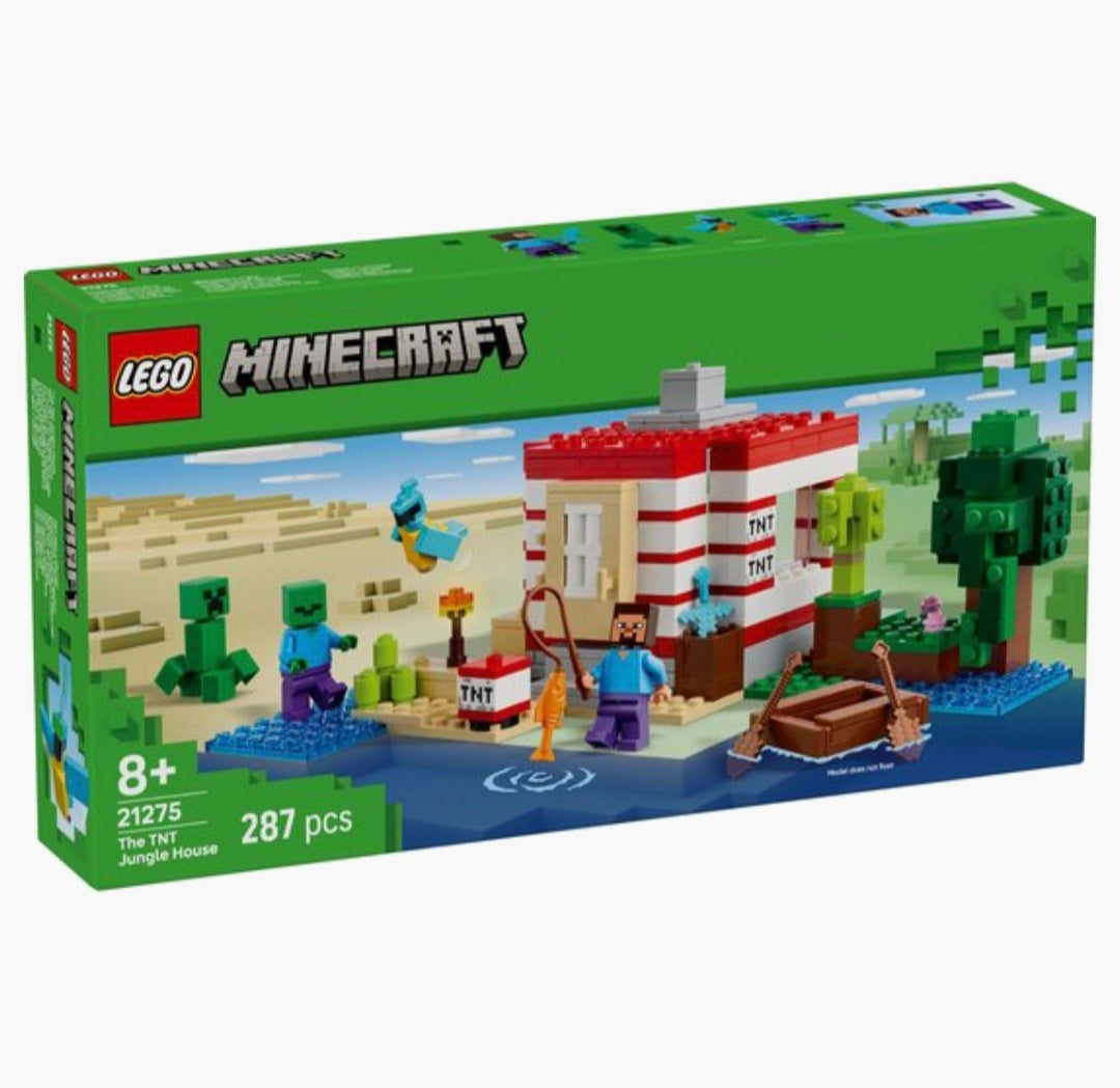 LEGO Minecraft 21275 Het TNT-Junglehuis