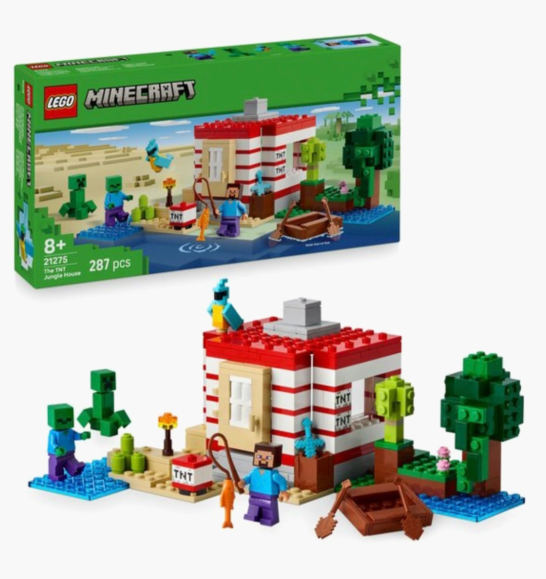 LEGO Minecraft 21275 Het TNT-Junglehuis