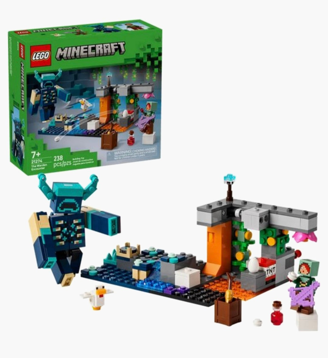 LEGO Minecraft 21274 de ontmoeting met de Opzichter