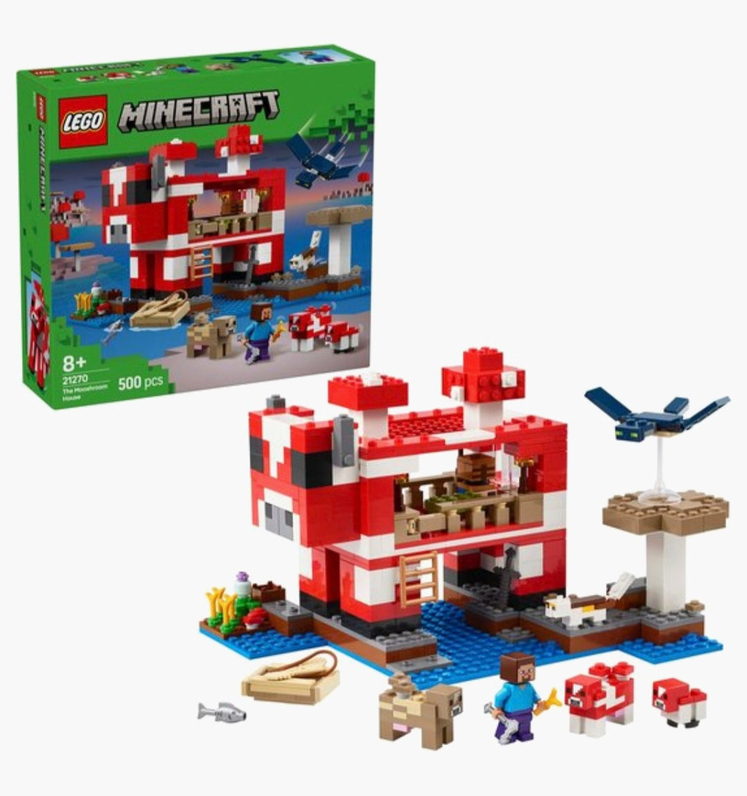 LEGO Minecraft 21270 het Mooshroom huis