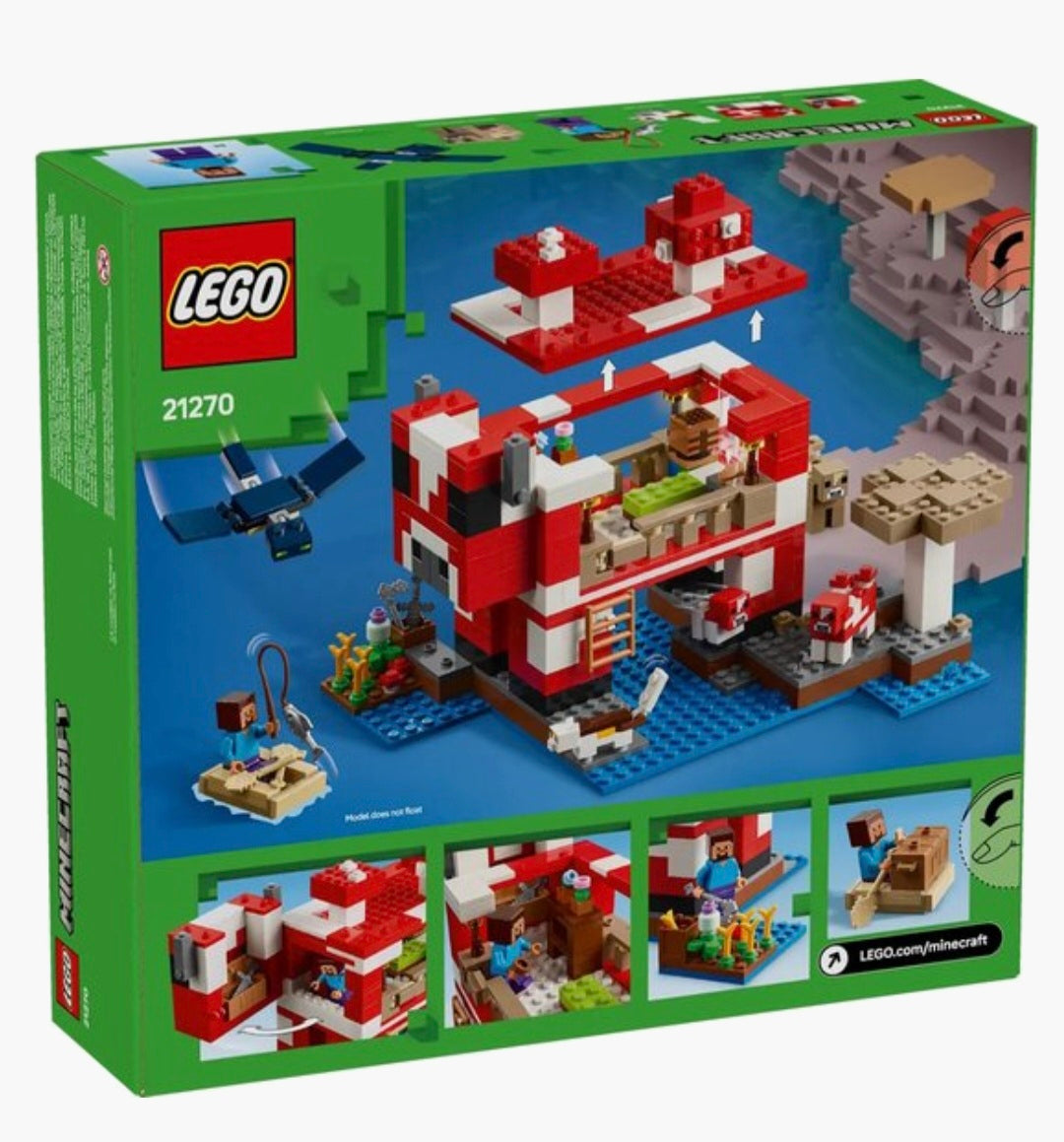 LEGO Minecraft 21270 het Mooshroom huis