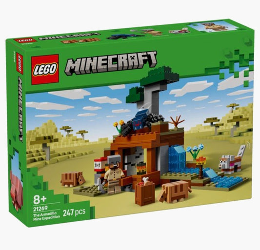 LEGO Minecraft 21269 De Gordeldieren bij de Mijn