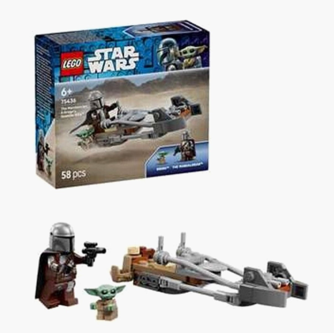LEGO Star Wars 75436 De Mandalorian en Grogu's Speederbike