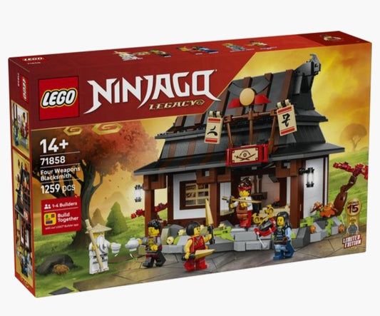 LEGO Ninjago 71858 De Vier Wapens Smederij 15-Jarig Jubileum
