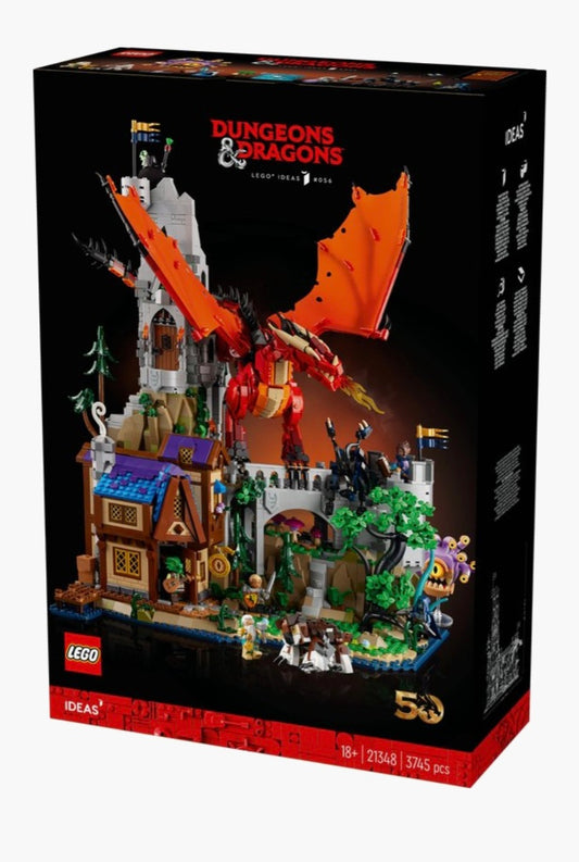 LEGO 21348 Dungeons & Dragons: het verhaal van de rode draak