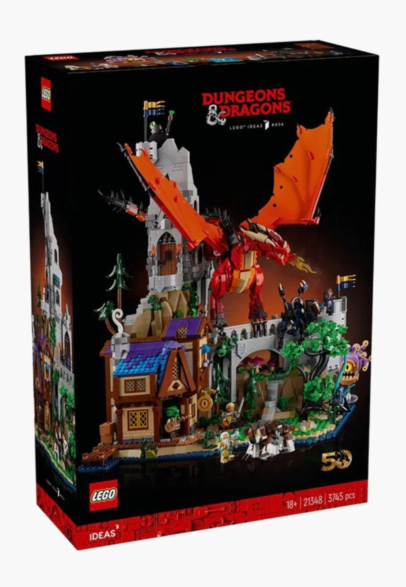 LEGO 21348 Dungeons & Dragons: het verhaal van de rode draak