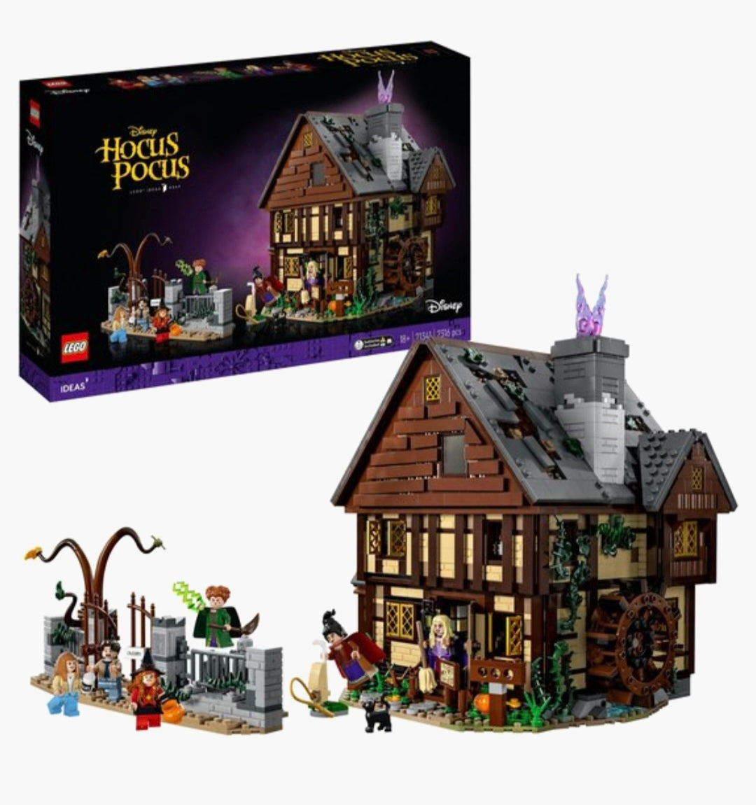 LEGO Ideas 21341 Disney Hocus Pocus: het huisje van de Sanderson-zussen